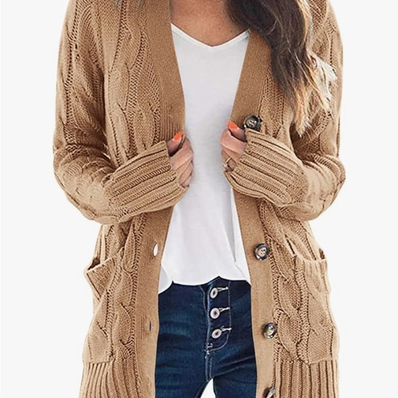 PrettyGarden Women's Open Front Cardigan XL - Picture 4 of 4